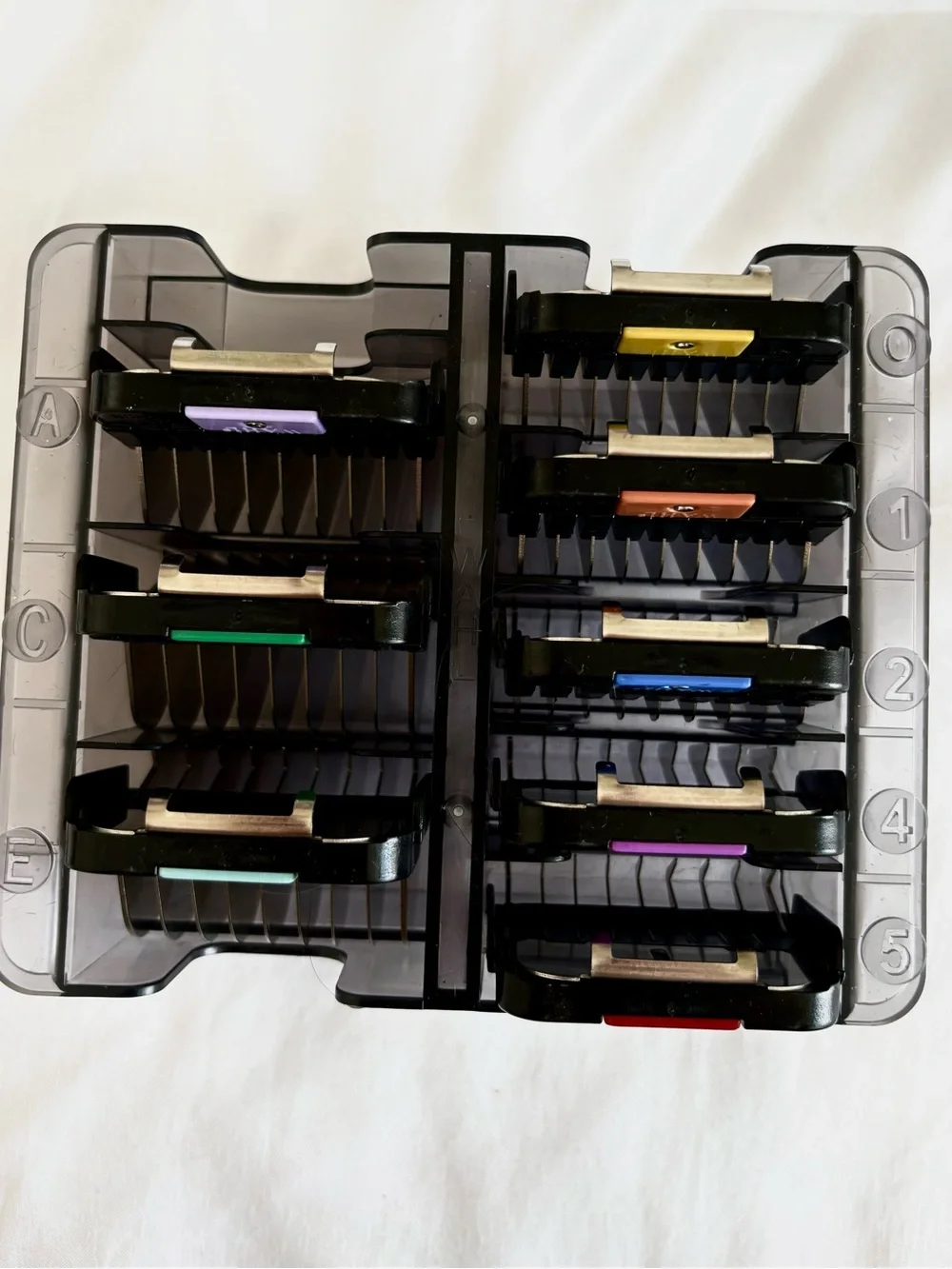 Wahl Color Coded Attachment Comb Set.